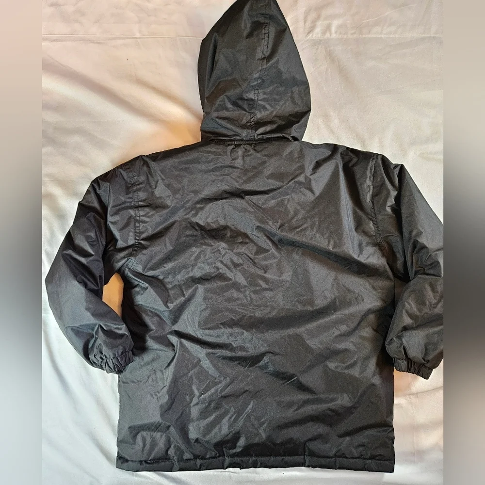 Original Cold Storage Boys Black Long Sleeve Zip Up Puffer Jacket Size Large